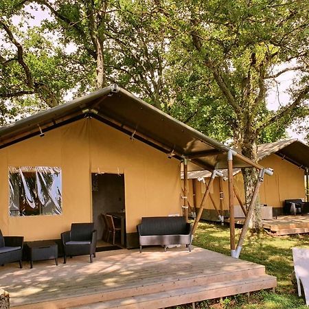 Glamping Les Arbres, Luxe Safaritent Met Zwembad Cronat ภายนอก รูปภาพ